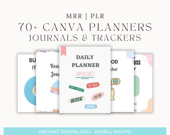 Planificador PLR, Planificador con derechos de reventa maestra, MRR y derechos de marca privada, Planificador PLR listo para revender