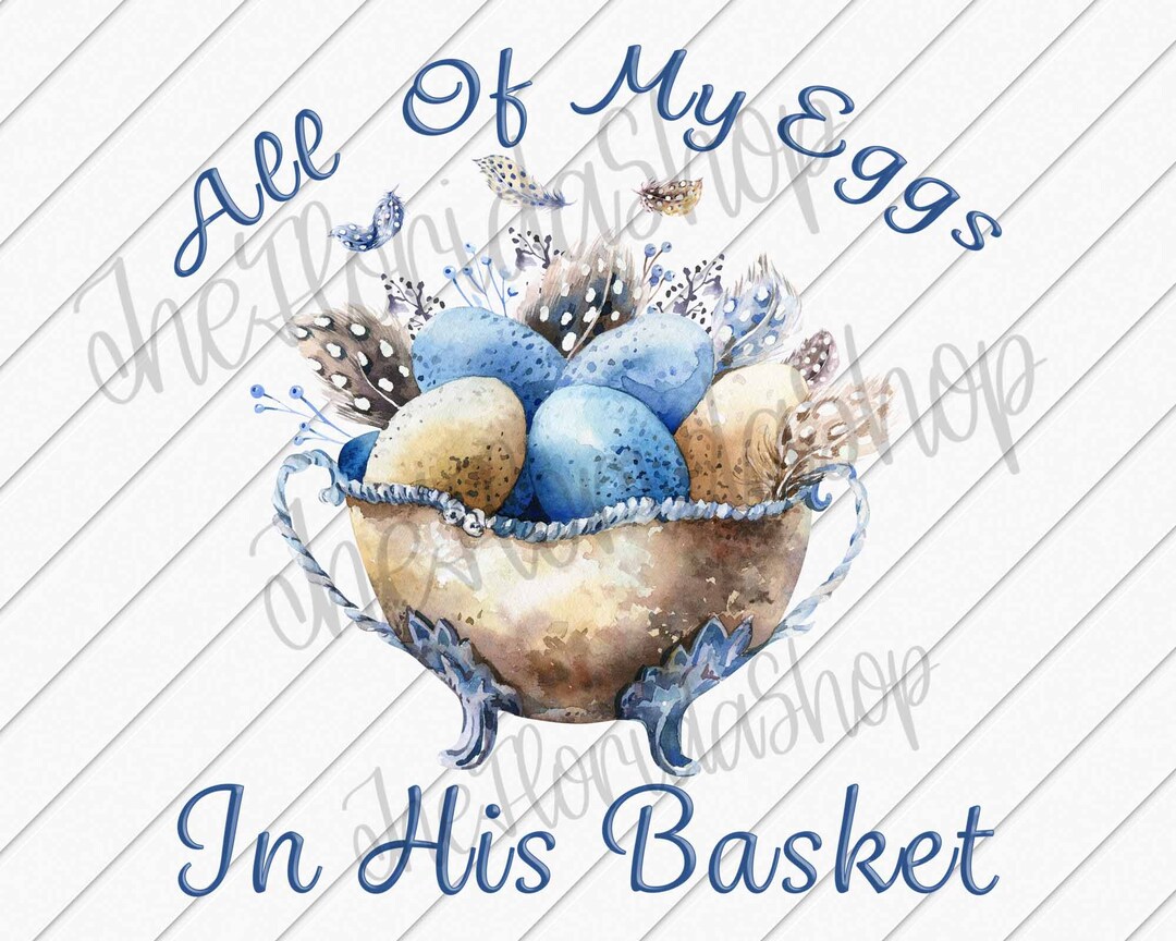Religious Easter Basket Png Sublimation, Egg Basket Png, Easter DTF