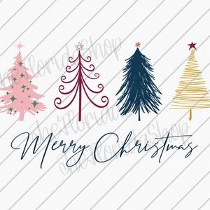 Sublimation Designs Downloads, Merry Christmas Trees Christmas Sublimation, Christmas PNG File, Christmas png Christmas Sublimation Designs