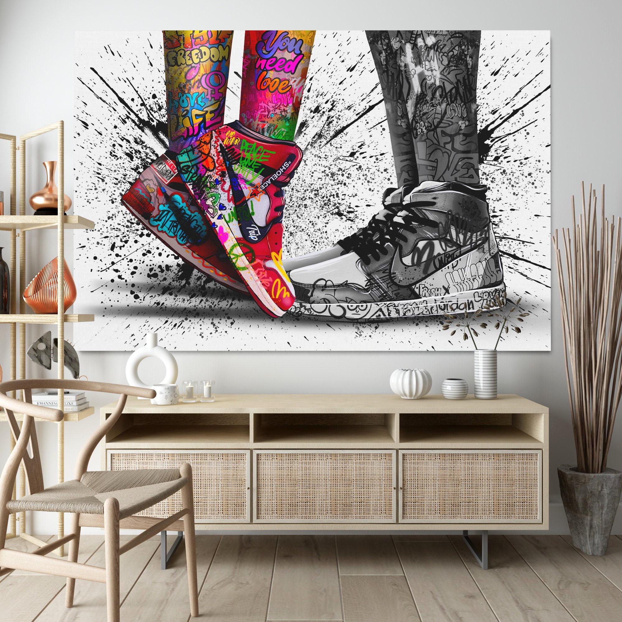 Jordan graffiti shoes hotsell