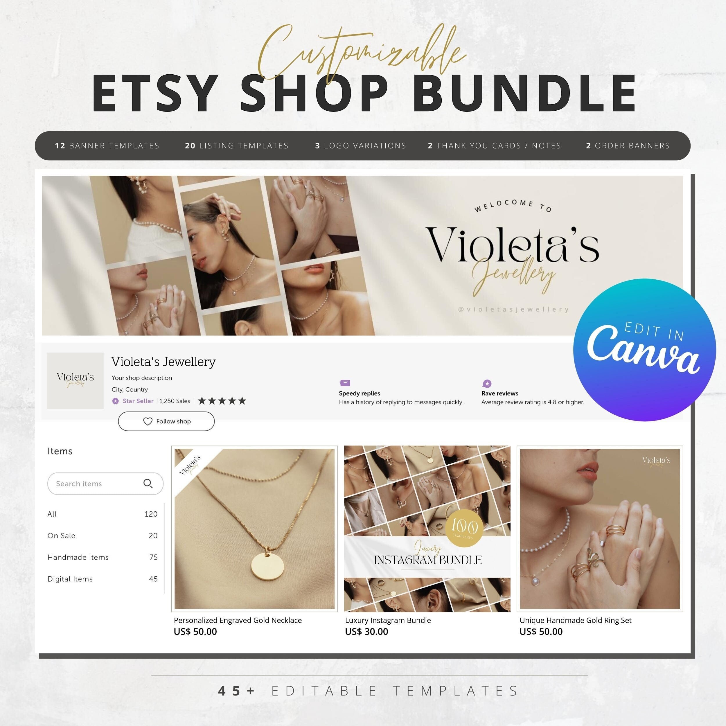 Etsy shop jewelry deals