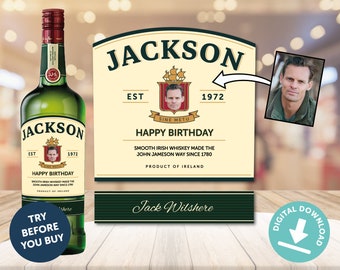 Custom Jameson Label - Etsy