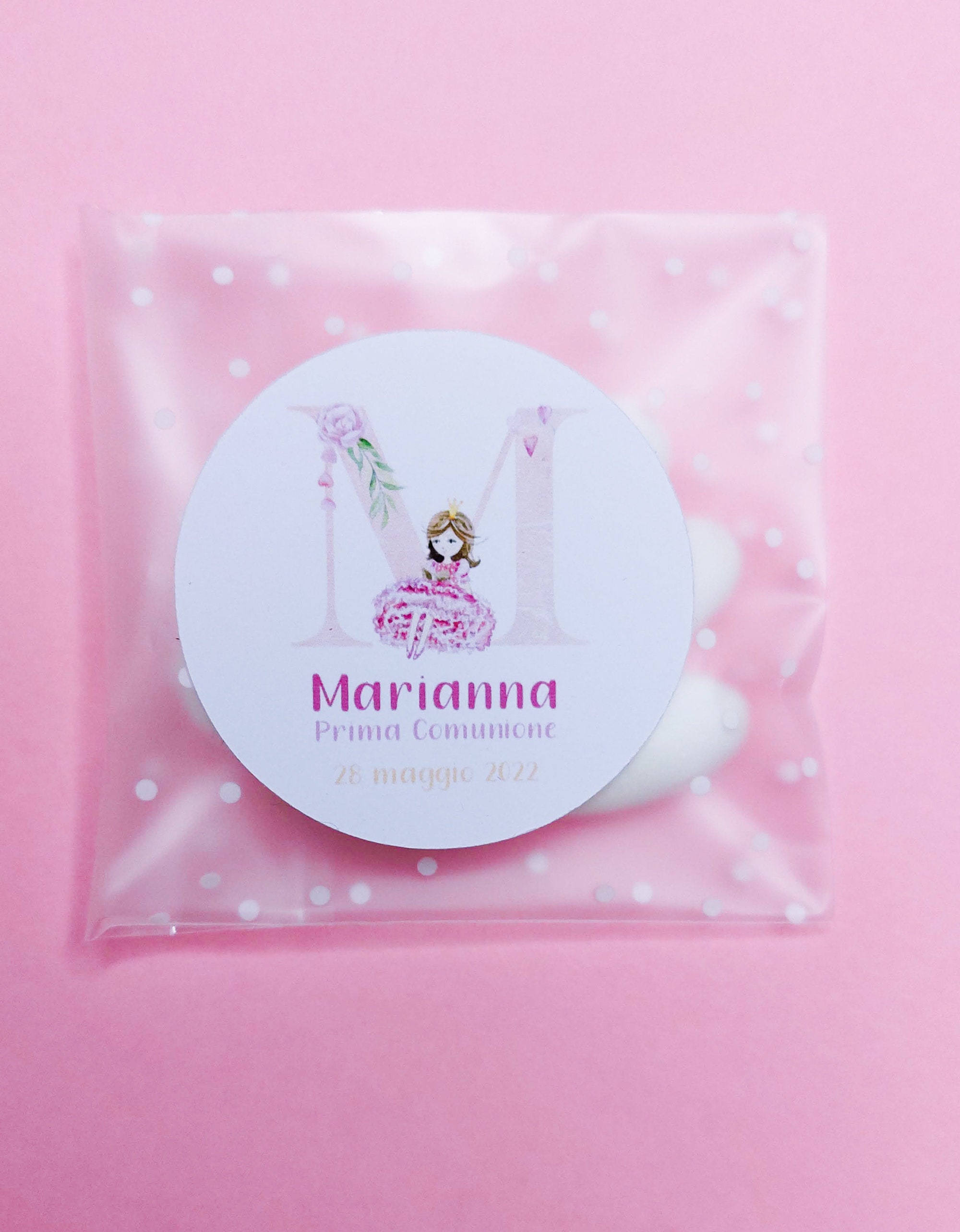 Bustine confetti Comunione con adesivo personalizzato Etsy Italia