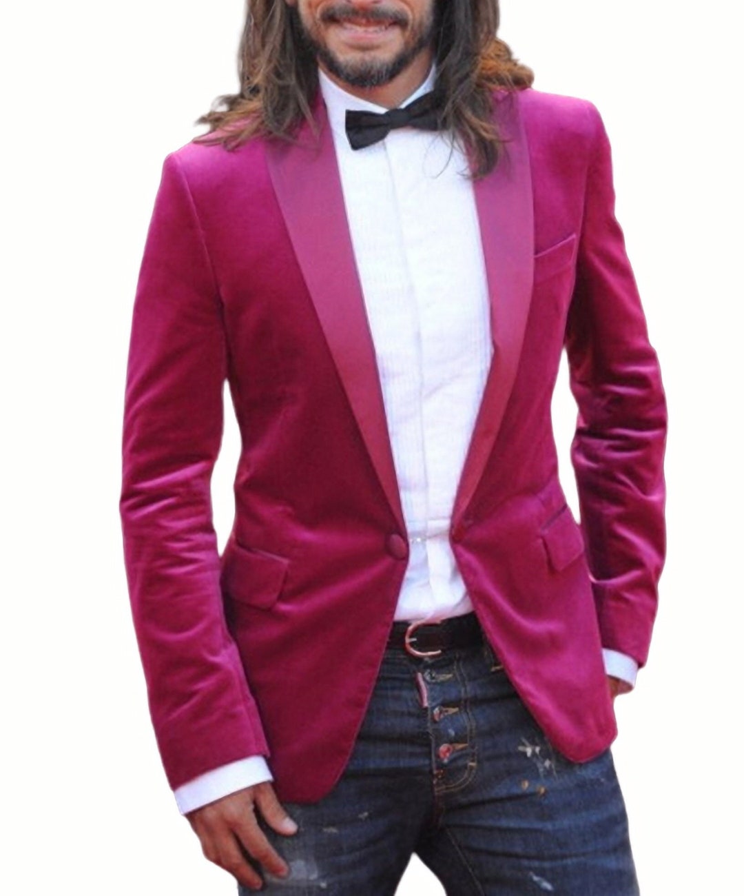 Men's Pink Velvet Tuxedo Jackets Dinner Party Wear Wedding Etsy UK