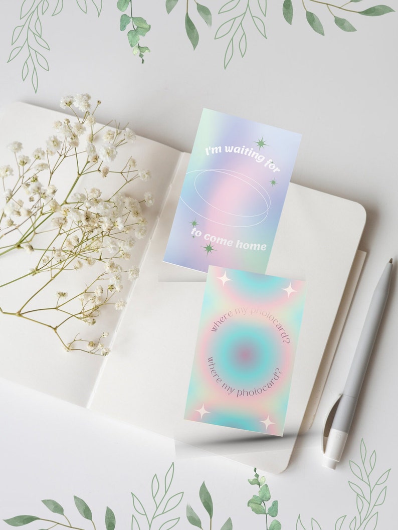 Digital Printable Kpop Photocard Binder Filler Binder Place Etsy Australia