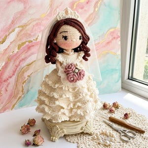 Crochet Bride Doll Pattern, Amigurumi Wedding Tutorial (PDF Download)
