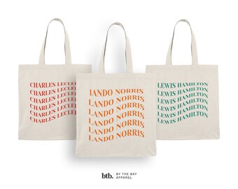2024 Lando Norris Tote Bag Formel Eins Rennfahrer WM Fans Canvas Tasche Geschenk - McLaren Formel 1 Lando Norris