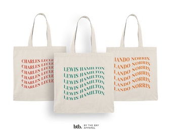 2024 Lewis Hamilton Tote Bag Formula One Racing Driver Championship Fans Canvas Bag Gift - Mercedes Formula 1 Lewis Hamilton