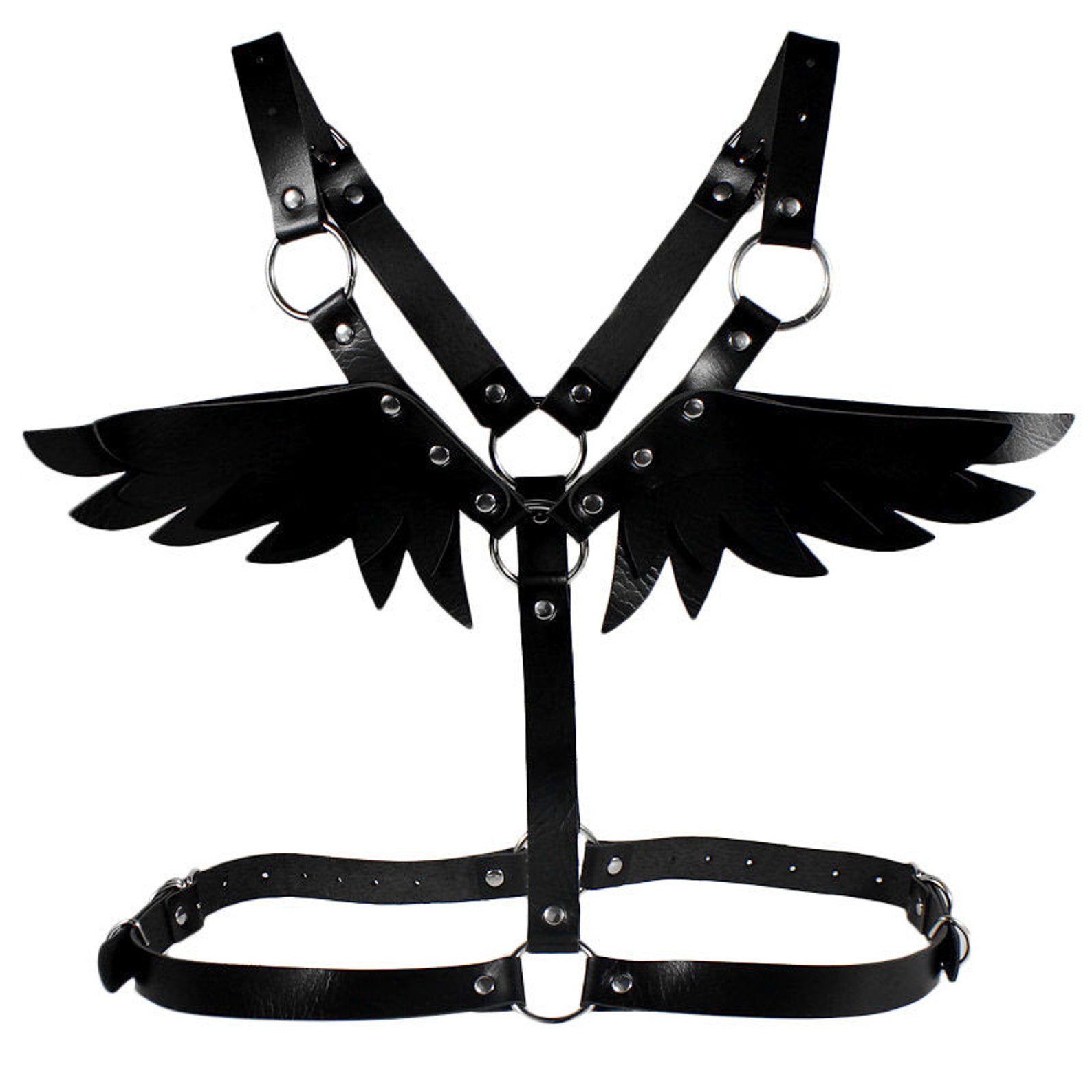 Upper Body Wings Stage Accessories Leather Straps Etsy