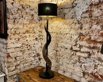 Genuine kudu horn lamp