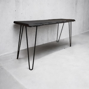 Reclaimed Oak Coffee Table, Low Bench, Wabi-Sabi Style, Japanese Design, Japandi Furniture, Rustic Minimalist Living Room Table