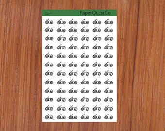 Printable crochet icons digital sticker sheet