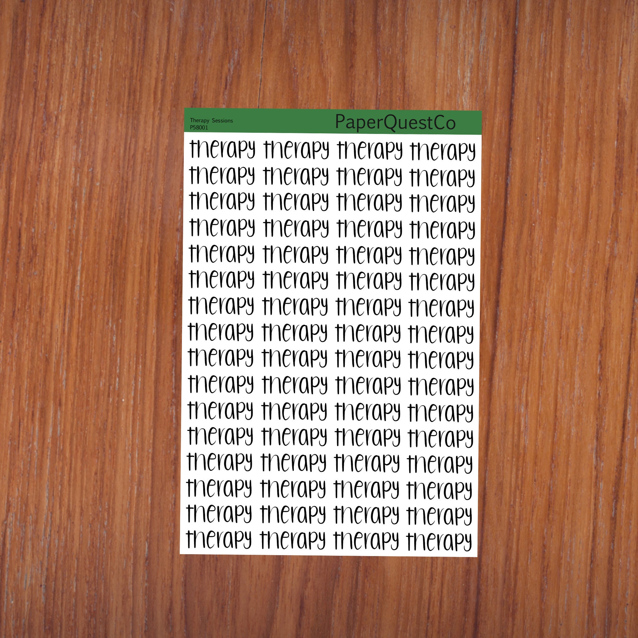 Printable Therapy Appointment Script Digital Sticker Sheet - Etsy