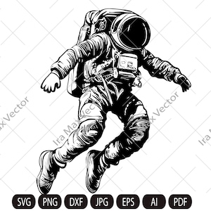 Astronaut SVG, Space SVG, Astronaut Clipart, Astronaut Cut Files For Silhouette, Astronaut  Vector, Astronaut scientist, Cosmos space