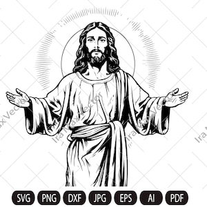 Jesus SVG, Jesus svg, Christian SVG image, Christian SVG, faith svg, Bible svg, God svg, scripture svg, cross svg, jesus cut files