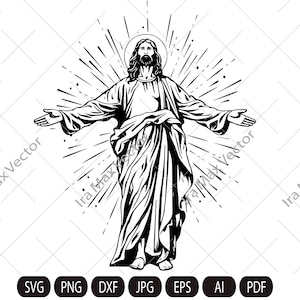 Jesus SVG, Jesus svg, Jesus risen, Christian SVG image, Christian SVG, faith ,Bible svg, God svg, scripture svg, jesus cut files