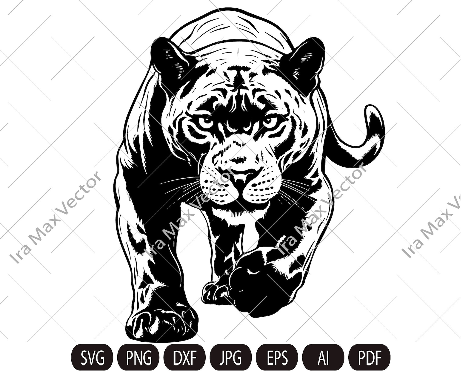 Panther Svg Panther Attacking SVG Panther Head Svg Panther Etsy