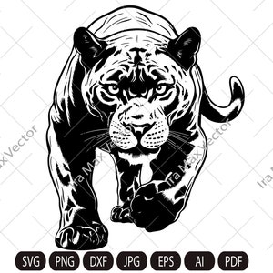 Panther svg, Panther attacking SVG, Panther Head Svg, Panther Mascot SVG, Panther print, Panther Png, Panther Clipart,Panther Files,Cut file