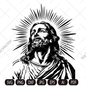 Jesus SVG, Jesus svg, Jesus risen, Christian SVG image, Christian SVG, faith ,Bible svg, God svg, scripture svg, jesus cut files