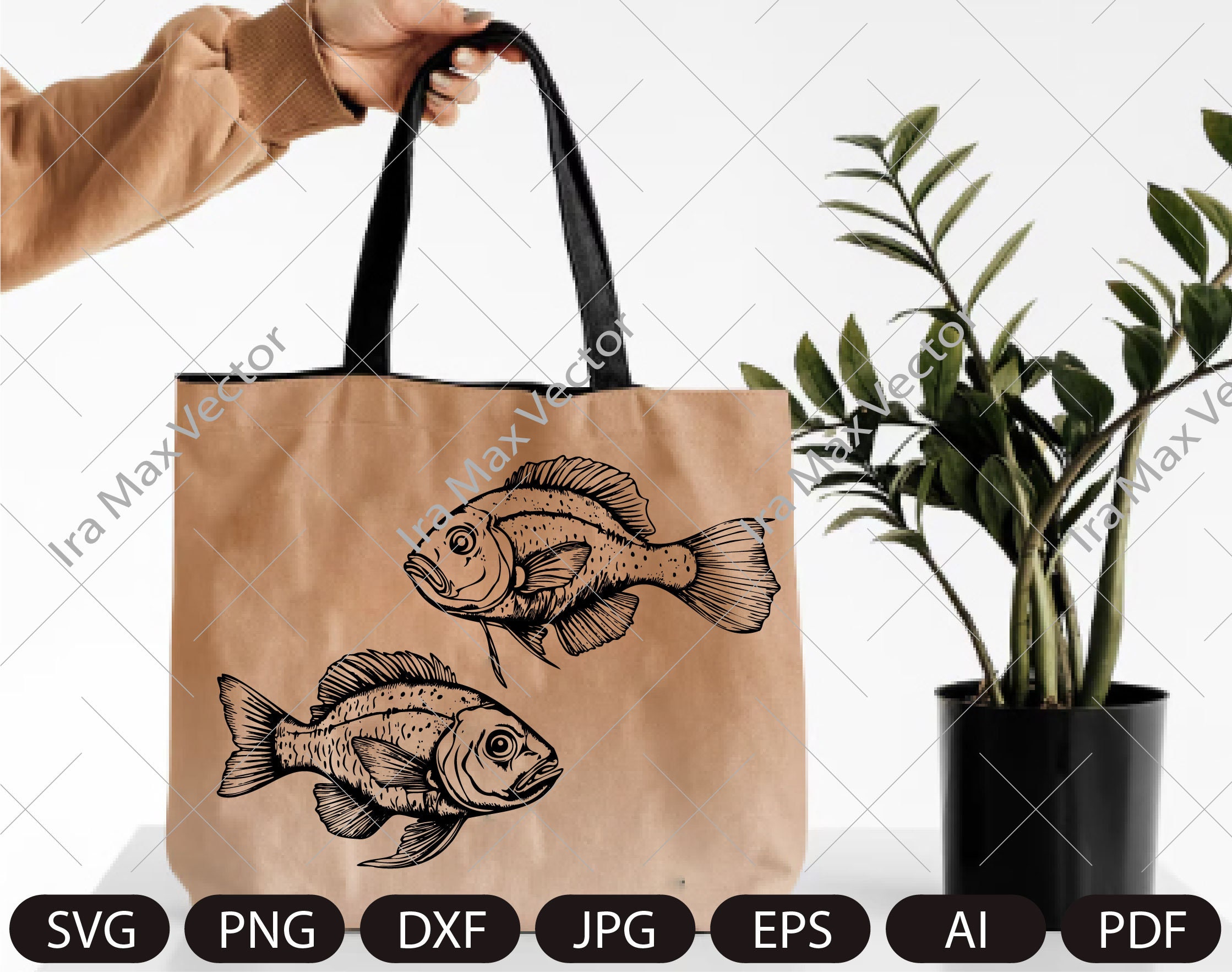 Рыба SVG / Милая рыба SVG / силуэт рыбки / вектор рыбы / файл - Etsy