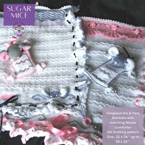 Baby Blanket Knitting Pattern, PDF Download, baby comforter and blanket