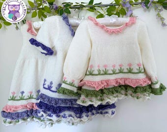 Flora Girls Summer Top Knitting Pattern