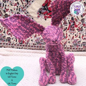 Crochet Pattern PDF Download, Hare & Rabbit Pattern,