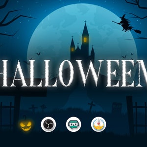 Halloween - Animated Stream Package Twitch | Overlays, Screens, Panels, Alerts, Transitions