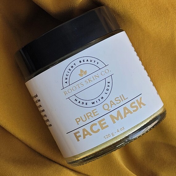 Qasil Qasil Powder Face Mask All Natural Organic Face Etsy