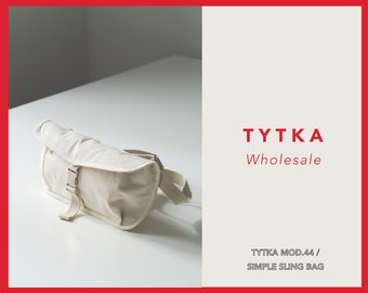 TYTKA44 | Sac à bandoulière simple | Naturel