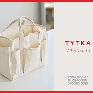 TYTKA21 Multi-Pocket Grocery Tote image 1