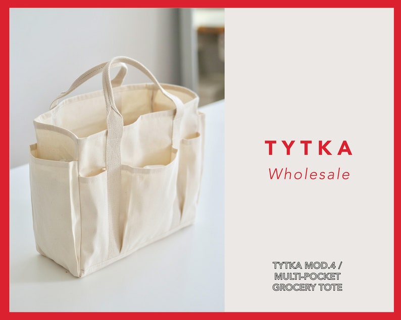 TYTKA21 Multi-Pocket Grocery Tote image 1