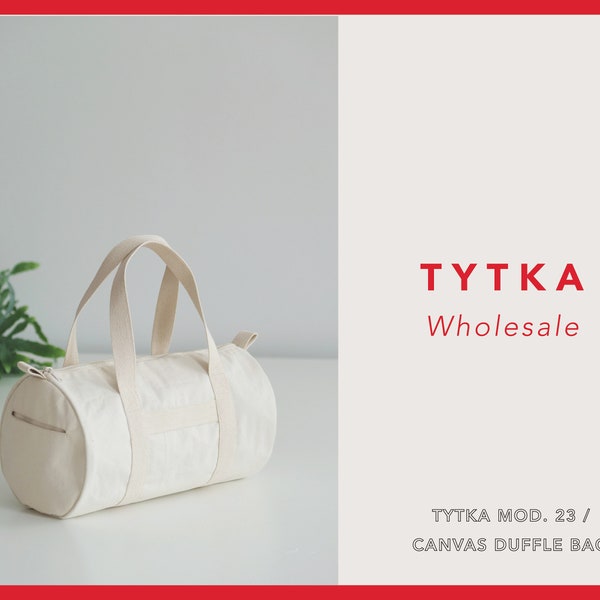 TYTKA23 PETIT | Duffle Bag en toile