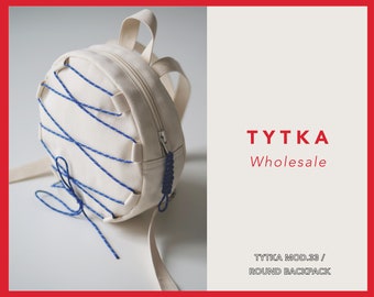 TYTKA33 | Round Backpack | Natural