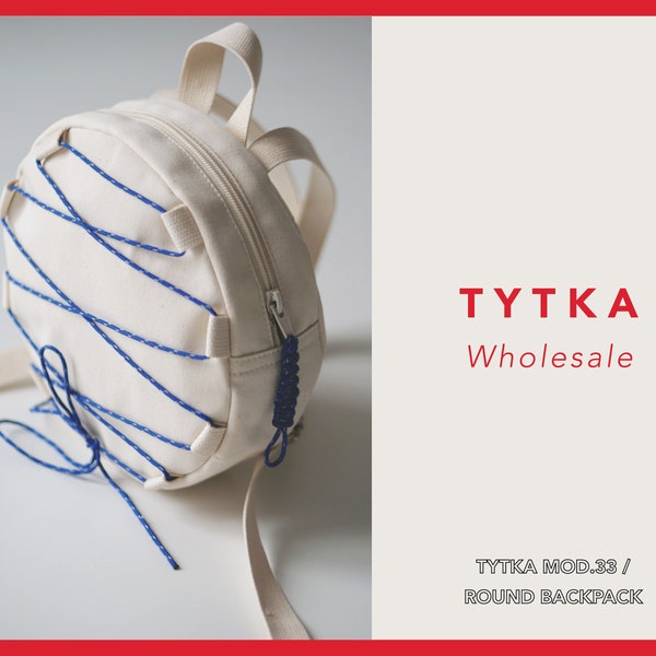 TYTKA33 | Round Backpack | Natural