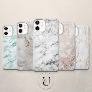 Marble phone case, white marble phone cover for iPhone 16 Pro,15,14,13,12, Google Pixel 9,8,7A,6A, Samsung Galaxy S25 Ultra,S25,A36,A56, A26