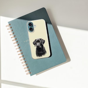 Black Lab Dog Phone Case: Sleek TPU Cover for iPhone, Samsung & Pixel