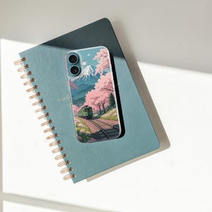 Sakura Phone Case Japanische Landschaftsabdeckung für iPhone 17,16 Pro,15,14,13 Google Pixel 10,9,8,7A Samsung Galaxy S25 Ultra, S25,A36,A56,A26