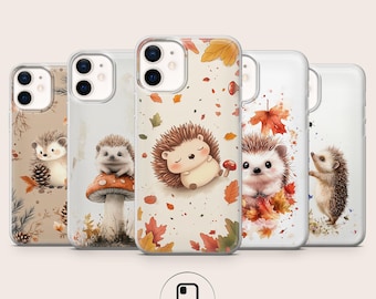 Niedliche Handyhülle mit Igelmotiv, Kawaii-Igel-Design, Waldtier-Hülle für Google Pixel, Samsung und iPhone