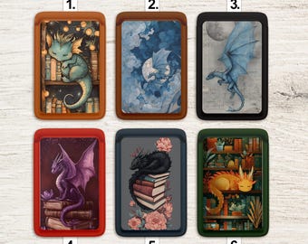 Fantasy Dragon MagSafe Wallet Book Dragon iPhone Card Holder Dragon Art Magnetic Card Holder