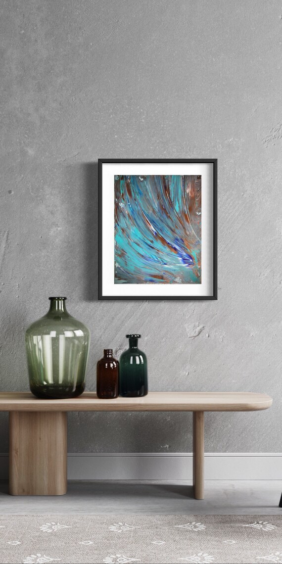 Tideswept Original Unframed Acrylic Painting on Stretched Etsy