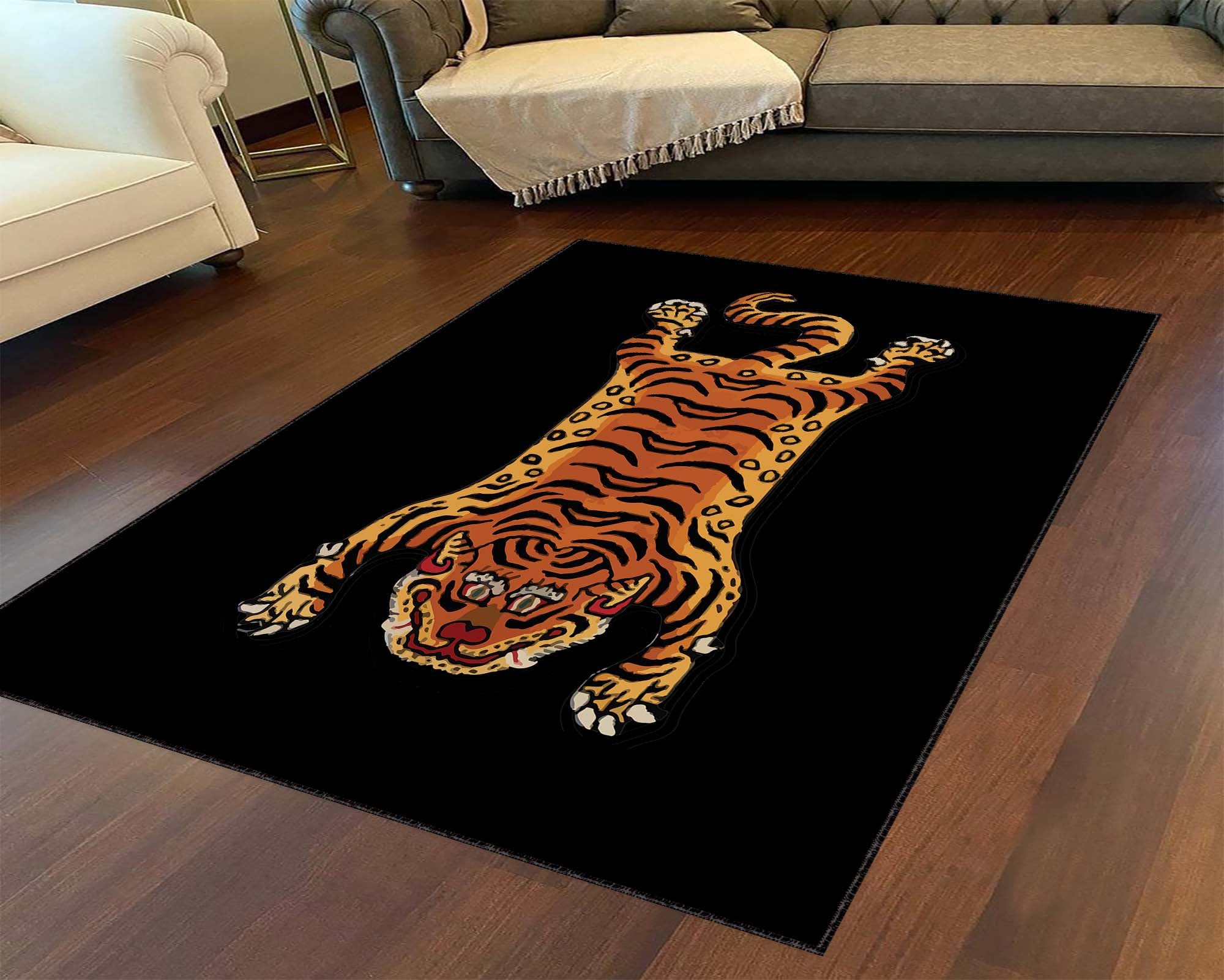 Tiger Rug - Etsy Canada