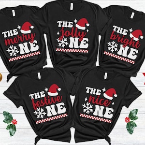 Best Friend Matching Christmas Party Shirts, Funny Christmas Pajamas, Family Xmas Couple Tee, Winter Girls Trip Shirt, Christmas Group Shirt