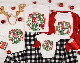 Christmas Crew Shirts 2024, Family Christmas Shirts, Funny Christmas Family Shirts, Holiday Family Reunion Shirts, Christmas Matching Shirts