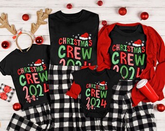 Christmas Crew Shirts 2024, Family Christmas Shirts, Funny Christmas Family Shirts, Holiday Family Reunion Shirts, Christmas Matching Shirts
