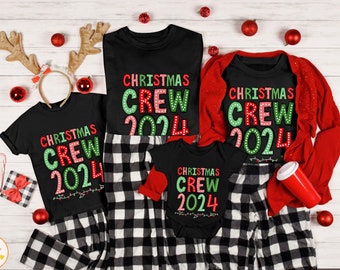 Christmas Crew Shirts 2024, Family Christmas Shirts, Funny Christmas Family Shirts, Holiday Family Reunion Shirts, Christmas Matching Shirts