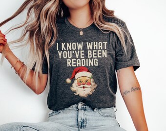 Reading Christmas Shirt, Christmas Librarian Sweatshirt, Sarcastic Xmas Smut Sweater, Funny Christmas Gift for Book Lover, Bookish Gift 2024