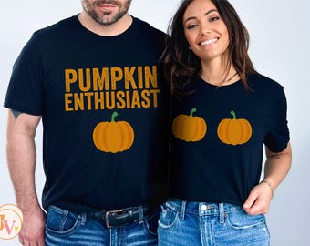 Matching Halloween Couple Shirts, Funny Couple Costumes, Spooky Season Shirts for Couple, His and Hers Halloween Pajamas, Funny Pumpkin Tee