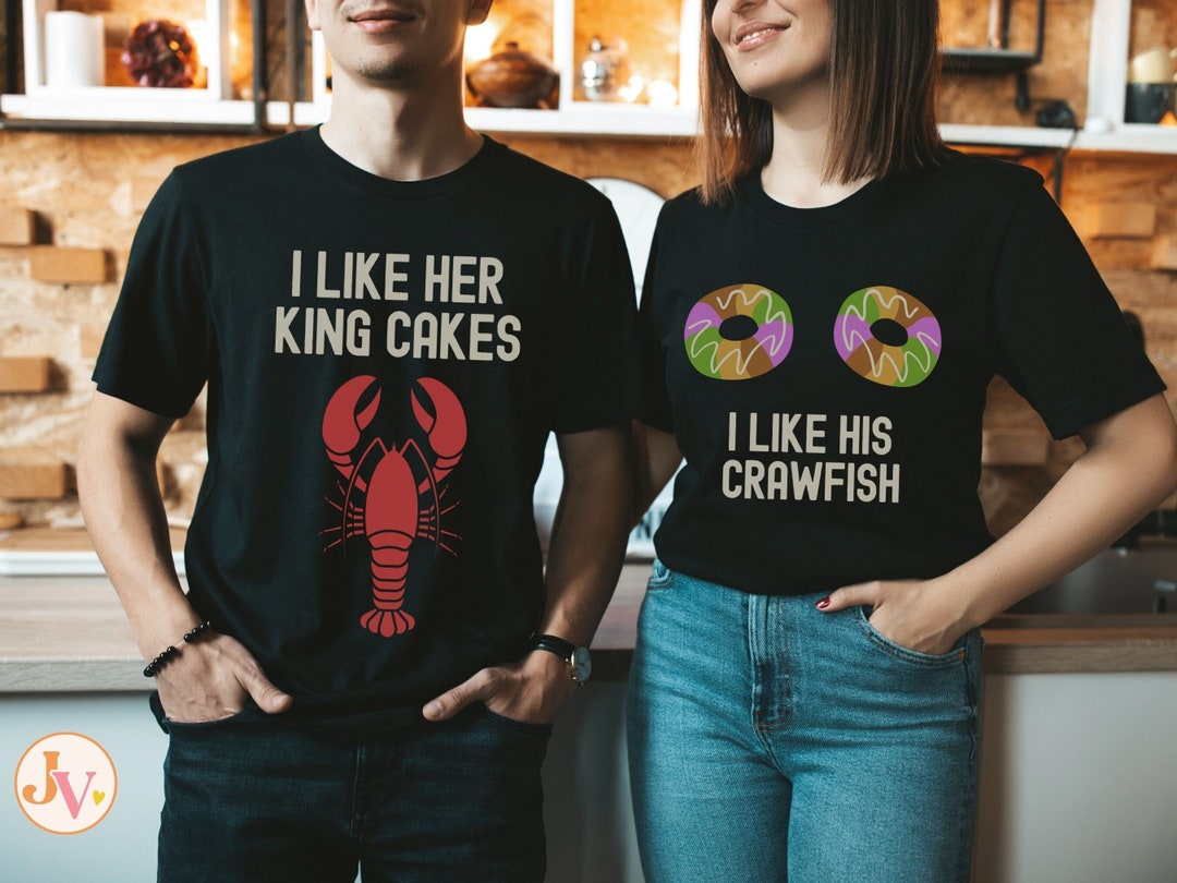 mardi gras couple shirts