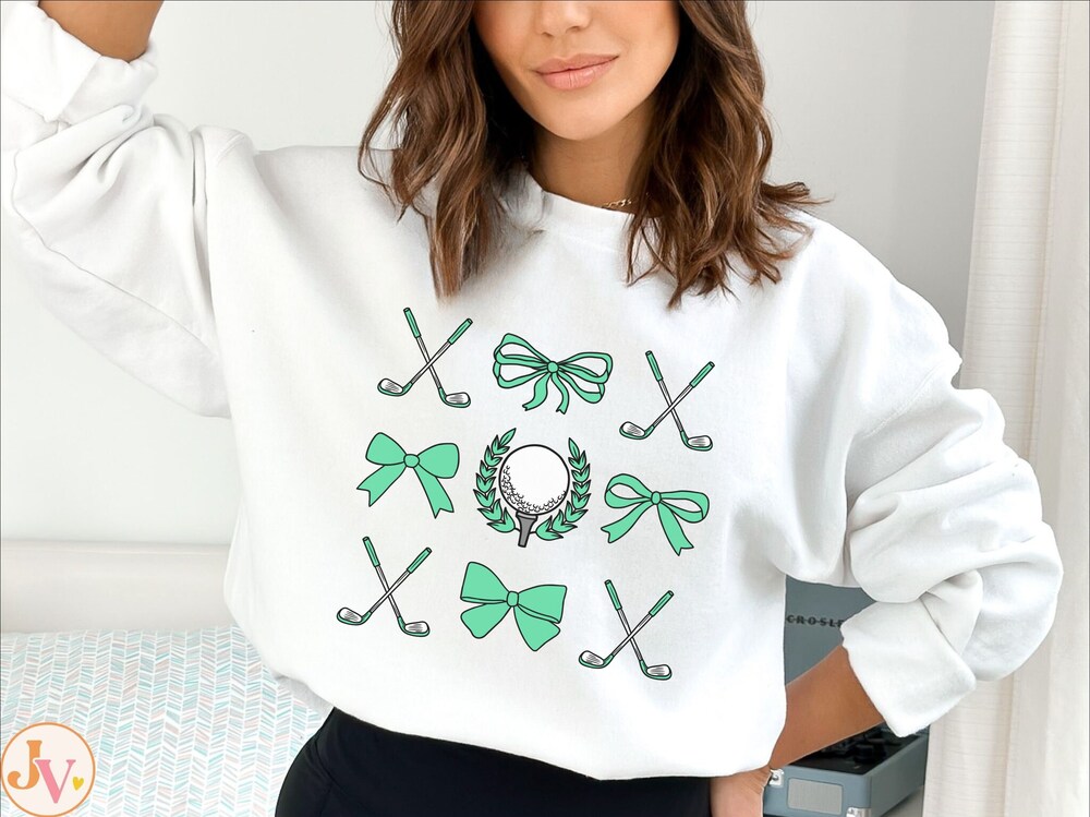 Golf Sweatshirt Women, Golf Lovers T-Shirt, Golf Gift For Her, Golf Tournament Tee, Golf Player Gift, Golf Outfit, Balletcore Golfing Shirt Alwasky